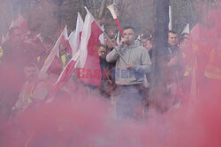 Protest rolników w Warszawie