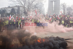 Protest rolników w Warszawie