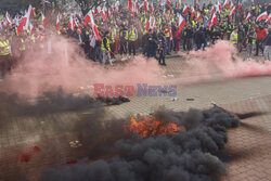 Protest rolników w Warszawie