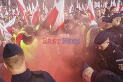 Protest rolników w Warszawie