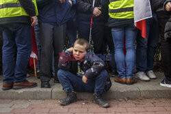 Protest rolników w Warszawie