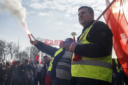 Protest rolników w Warszawie