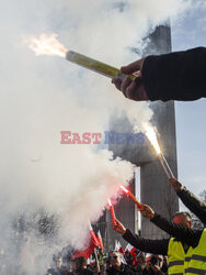 Protest rolników w Warszawie