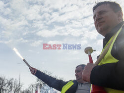 Protest rolników w Warszawie