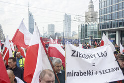 Protest rolników w Warszawie