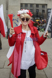 Protest rolników w Warszawie