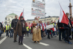 Protest rolników w Warszawie