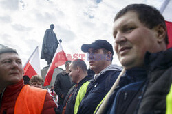 Protest rolników w Warszawie