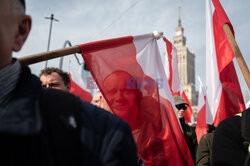 Protest rolników w Warszawie