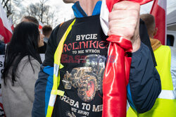 Protest rolników w Warszawie