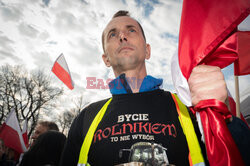 Protest rolników w Warszawie