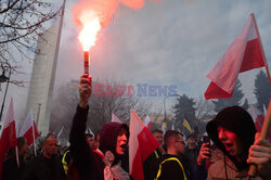 Protest rolników w Warszawie