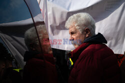 Protest rolników w Warszawie