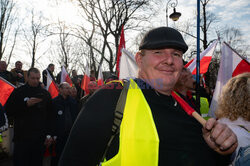 Protest rolników w Warszawie