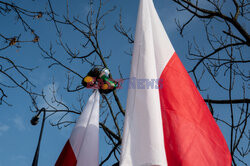 Protest rolników w Warszawie