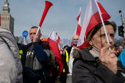 Protest rolników w Warszawie