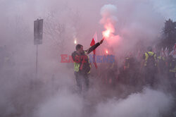 Protest rolników w Warszawie