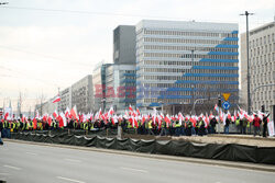 Protest rolników w Warszawie