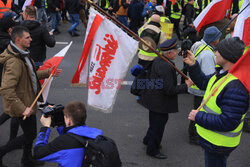 Protest rolników w Warszawie