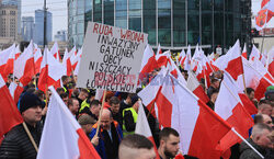 Protest rolników w Warszawie