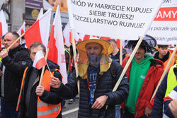 Protest rolników w Warszawie