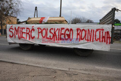 Protest rolników w Warszawie