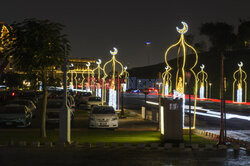 Dekoracje świetlne w Doha z okazji Ramadanu