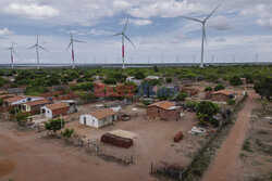 Farma wiatrowa w Brazylii - Agence Vu