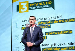 Konferencja prasowa PiS przy Nowogrodzkiej