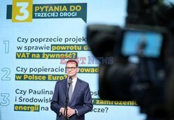 Konferencja prasowa PiS przy Nowogrodzkiej