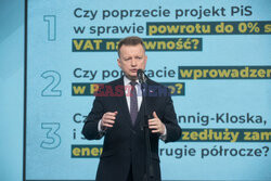 Konferencja prasowa PiS przy Nowogrodzkiej