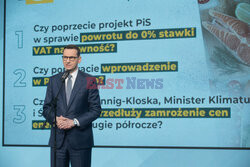 Konferencja prasowa PiS przy Nowogrodzkiej