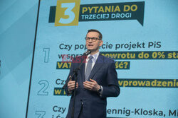 Konferencja prasowa PiS przy Nowogrodzkiej