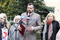 Konferencja prasowa kandydata na prezydenta Olsztyna Roberta Szewczyka