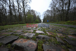 Przygotowania do wyścigu Paris Roubaix