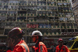 Pożar budynku New Lucky House w Hongkongu