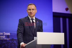 Prezydent Duda na szczycie Inicjatywy Trójmorza w Wilnie