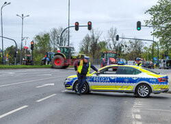 Protest rolników w Łodzi