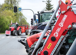 Protest rolników w Łodzi