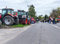 Protest rolników w Łodzi