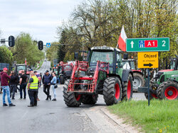 Protest rolników w Łodzi