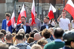 Spotkanie wyborcze Rafała Trzaskowskiego w Krakowie