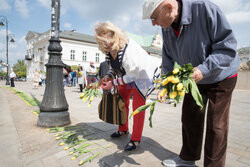 Tulipany dla Marii Kaczynskiej