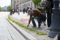 Tulipany dla Marii Kaczynskiej