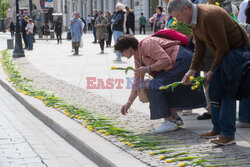 Tulipany dla Marii Kaczynskiej