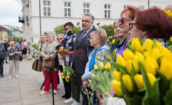 Tulipany dla Marii Kaczynskiej