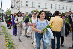 Tulipany dla Marii Kaczynskiej