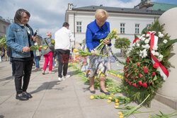 Tulipany dla Marii Kaczynskiej