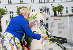 Tulipany dla Marii Kaczynskiej