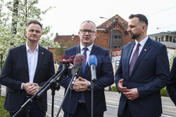 Minister sprawiedliwości Adam Bodnar w Olsztynie